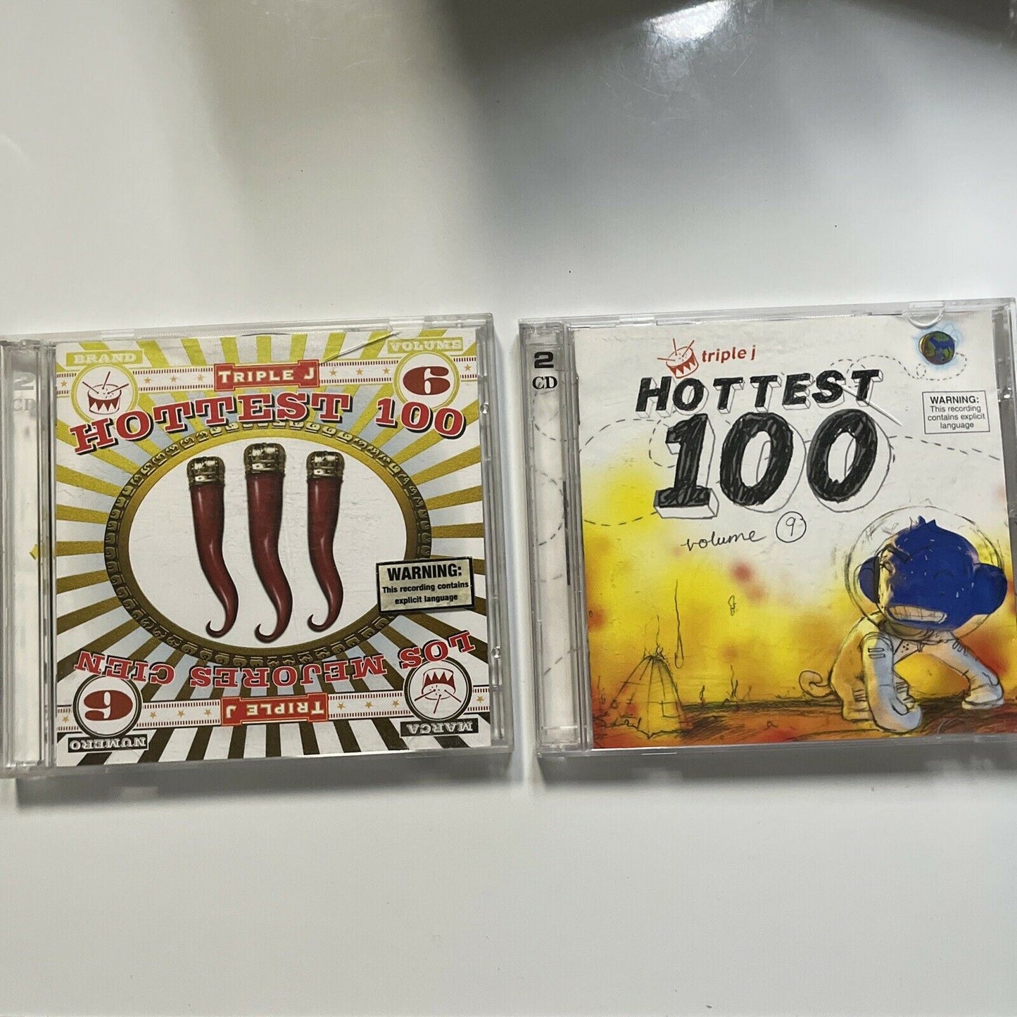 Triple J Hottest 100 Volume 6 & 9 (CD, 2002, 4-Disc)