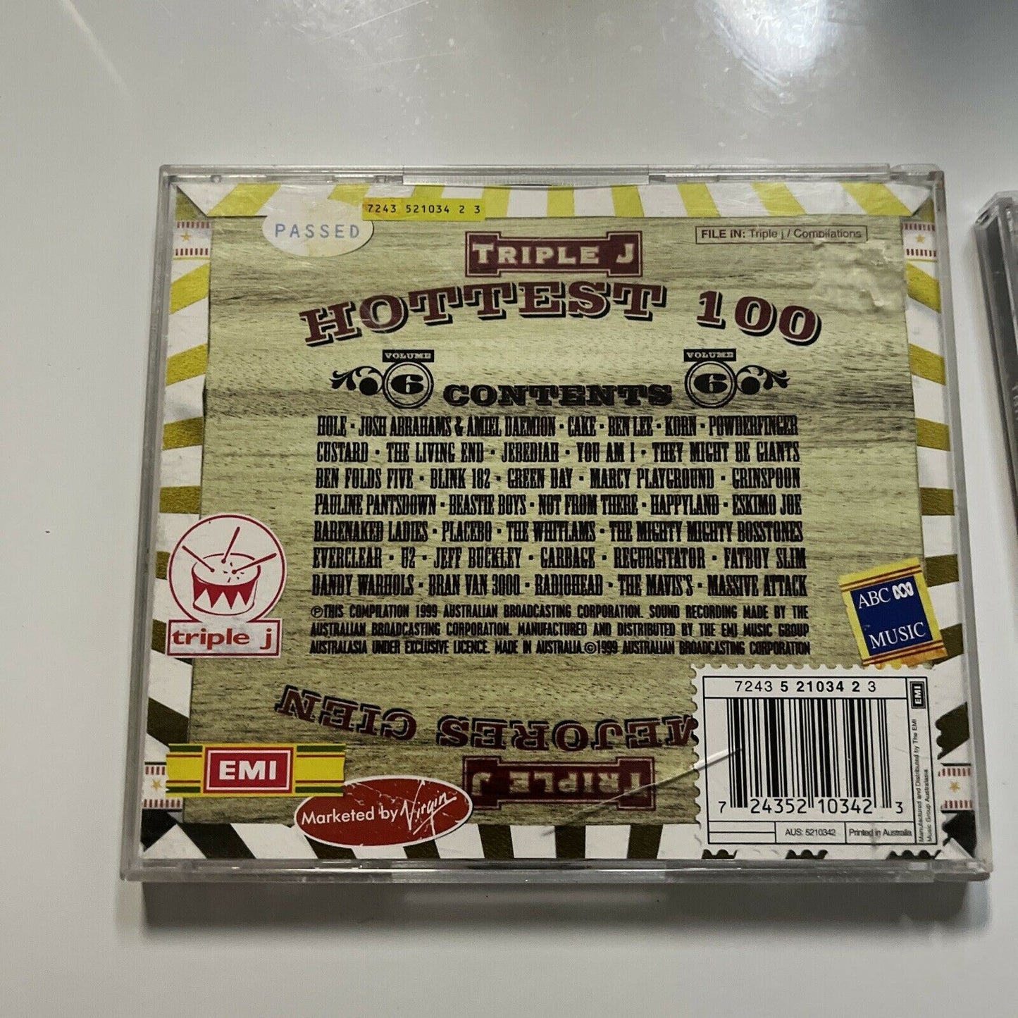 Triple J Hottest 100 Volume 6 & 9 (CD, 2002, 4-Disc)