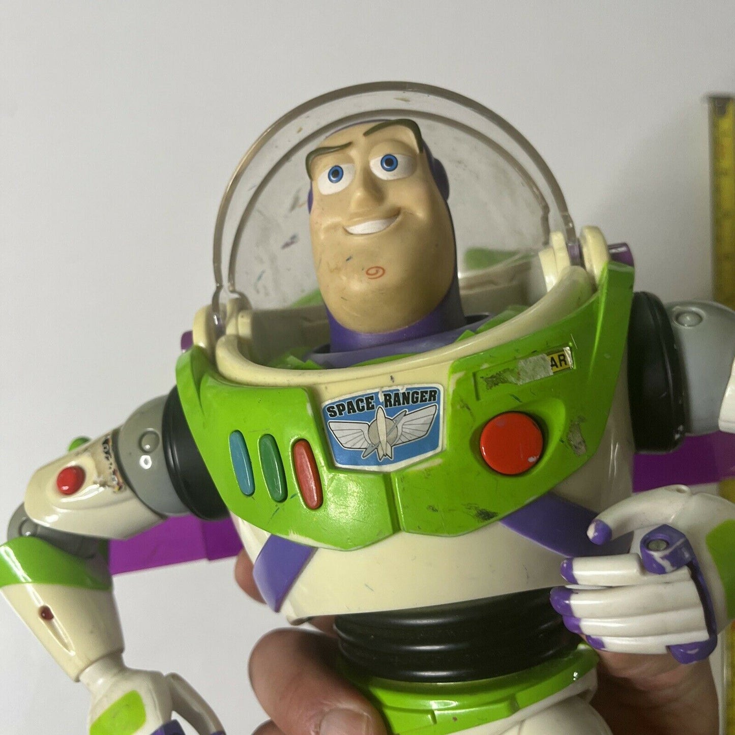 2x Buzz Lightyear Toy Story 11" Disney Pixar 13700P & 36410P *not working*