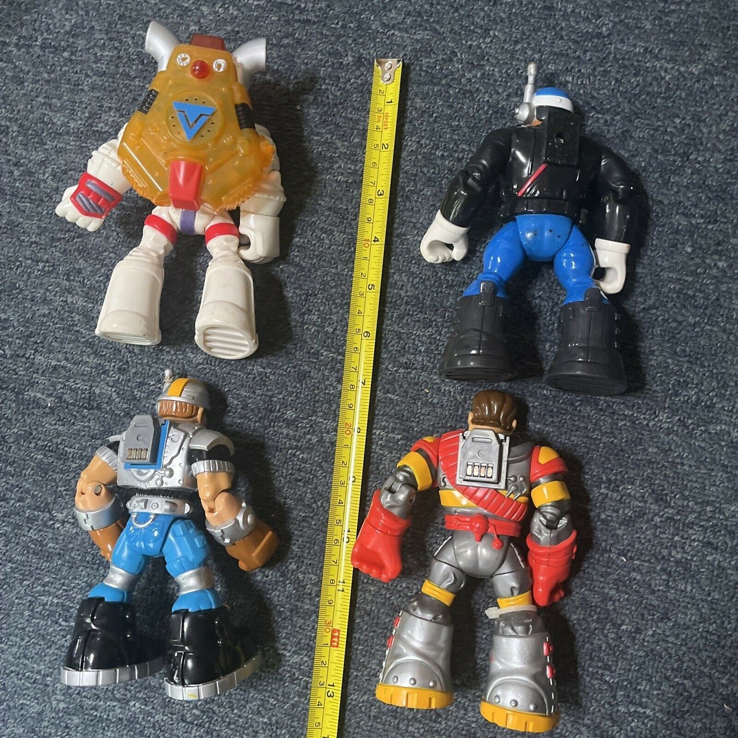 7x Rescue Heroes 6" Action Figures Fisher Price Mattel