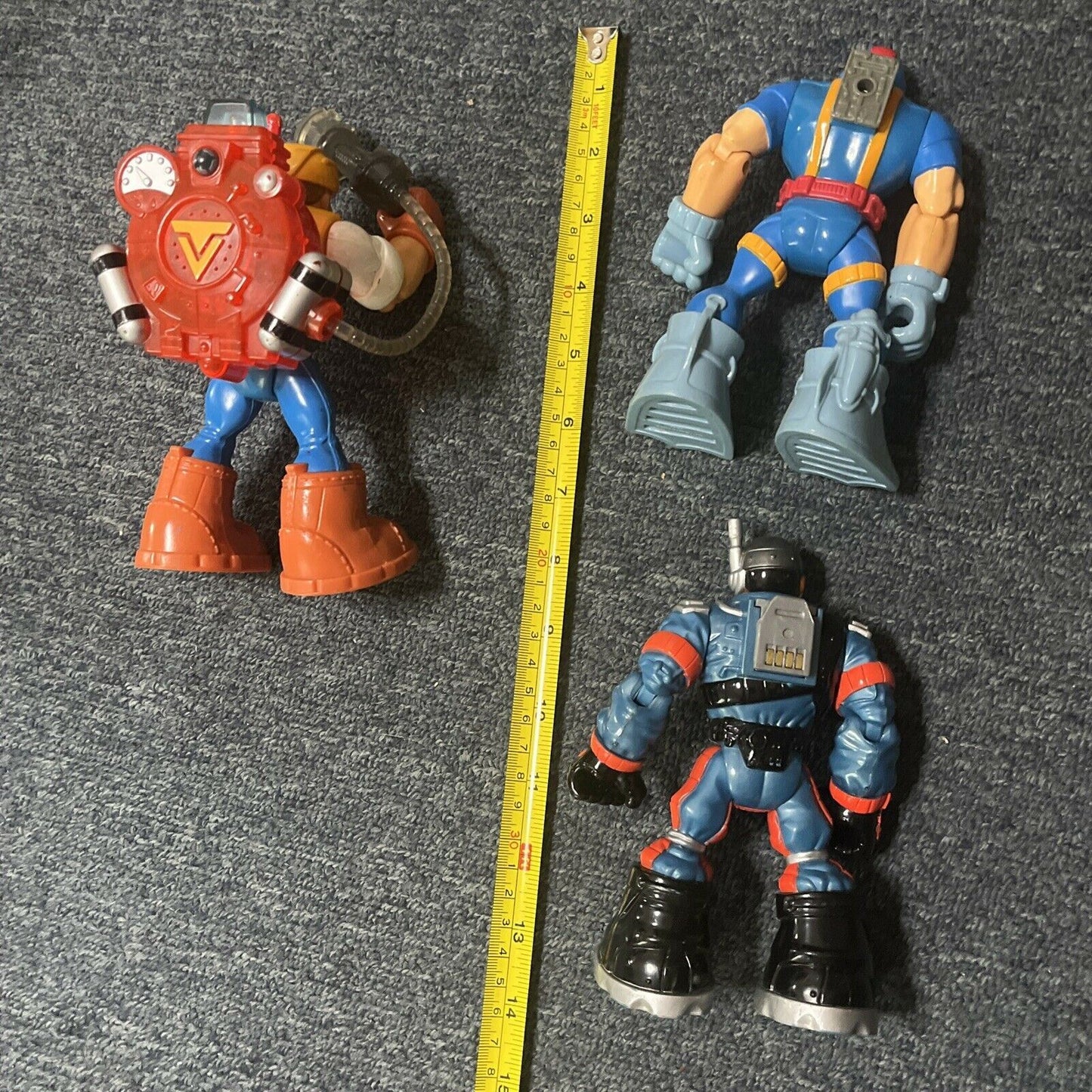 7x Rescue Heroes 6" Action Figures Fisher Price Mattel