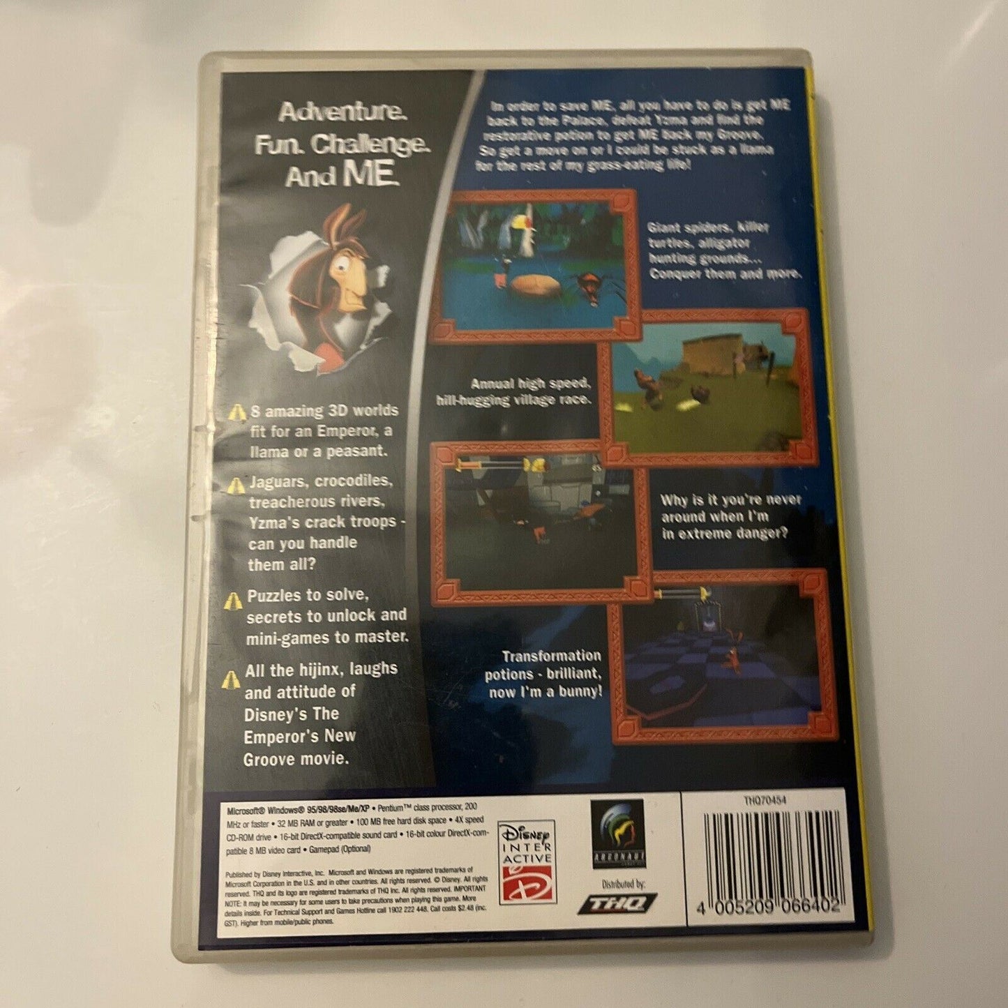 Disney: The Emperor's New Groove PC CD-ROM Action Game