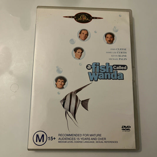 A Fish Called Wanda (DVD, 1988) John Cleese, Jamie Lee Curtis, Region 4