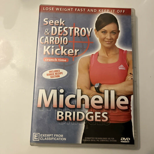 Seek & Destroy Cardio Kicker By Michelle Bridges (DVD, 2009) Region 4