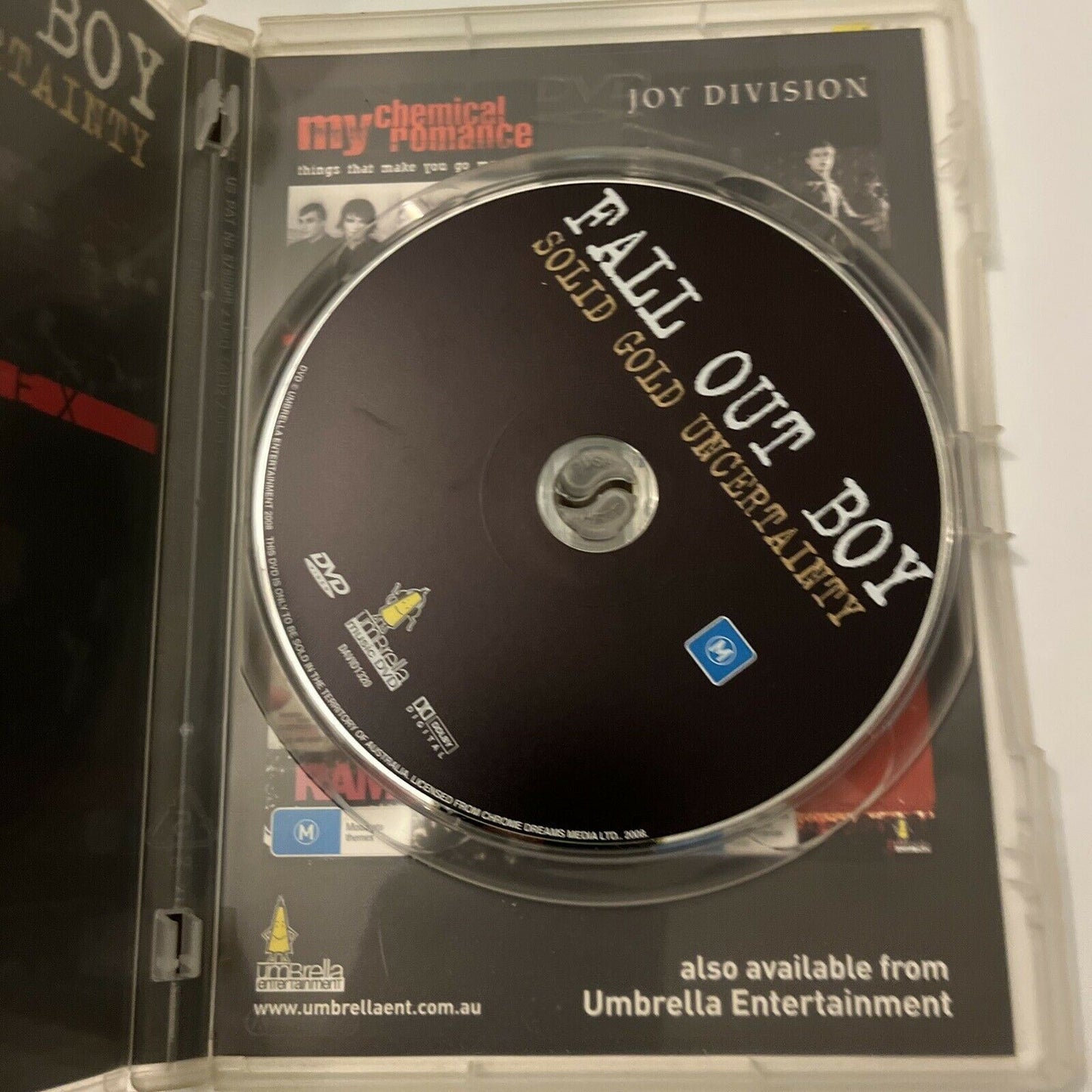 Fall Out Boy - Solid Gold Uncertainty (DVD, 2007) All Regions