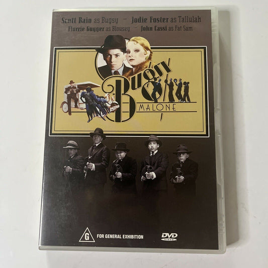 Bugsy Malone (DVD, 1976) Jodie Foster, Scott Baio, Florrie Dugger Region 4