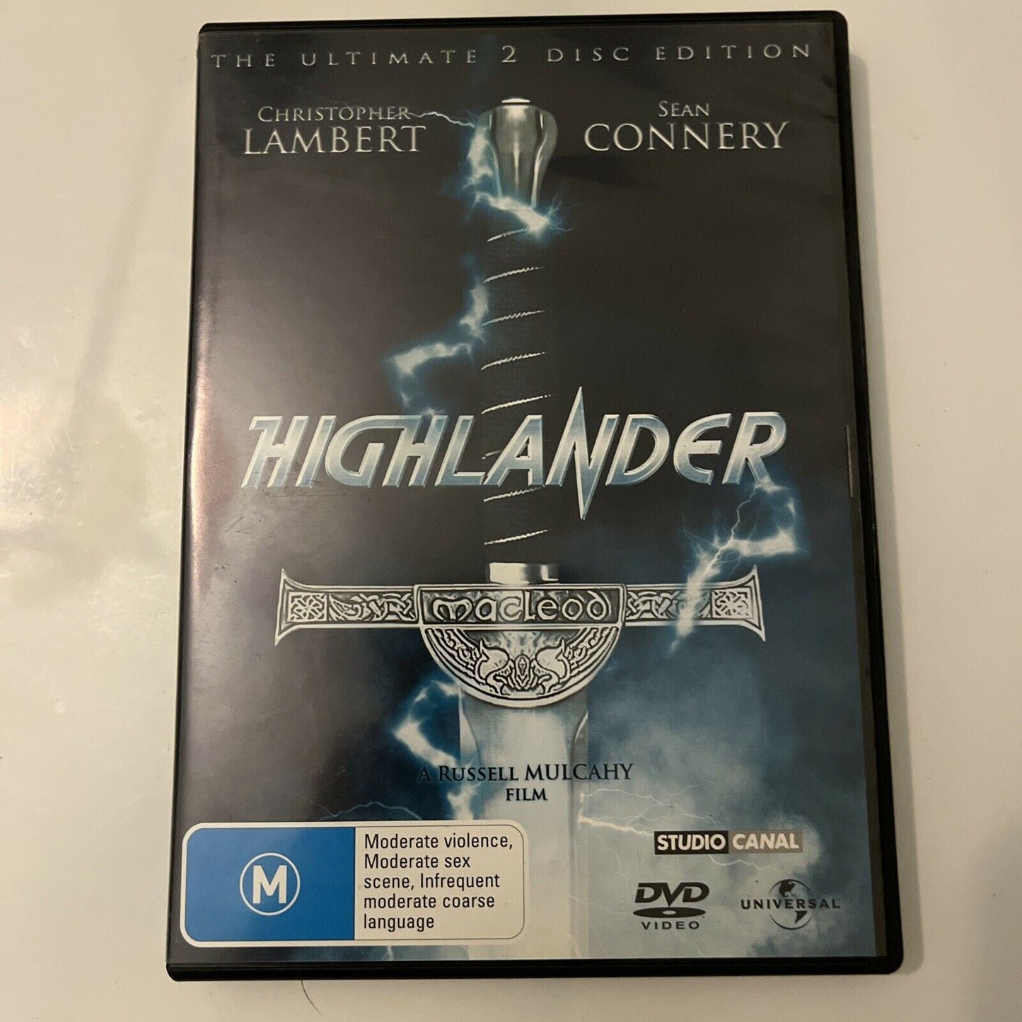 Highlander - The Ultimate Edition (DVD, 1985, 2-Disc) NEW Sean Connery Region 4