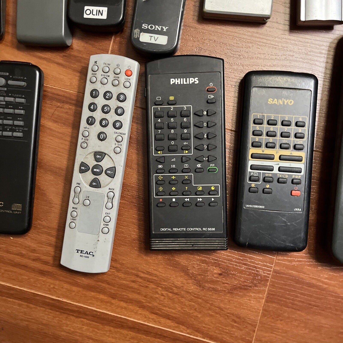 19x Branded Remote Controls for Parts or Repair only & missing Battery Cover