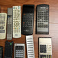 19x Branded Remote Controls for Parts or Repair only & missing Battery Cover