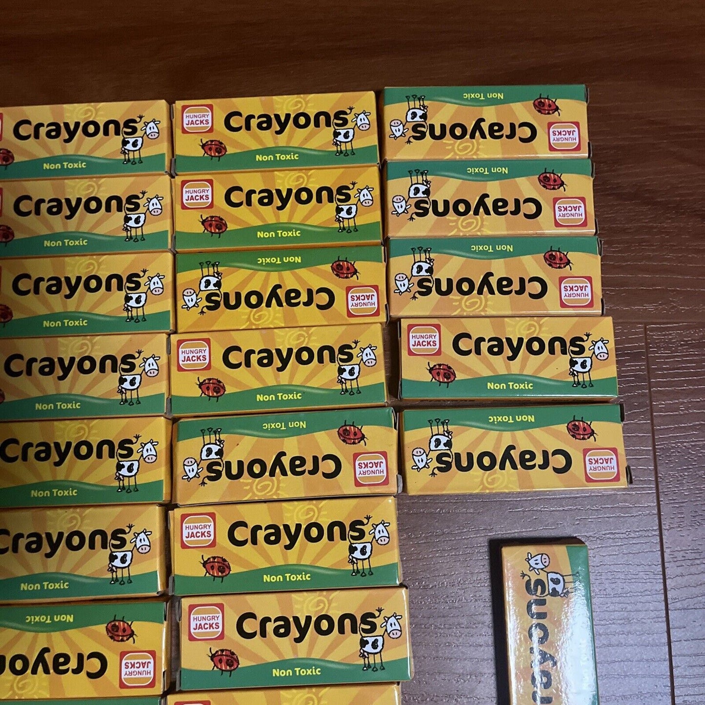 *New* 36x Hungry Jacks Crayons Set Non-Toxic