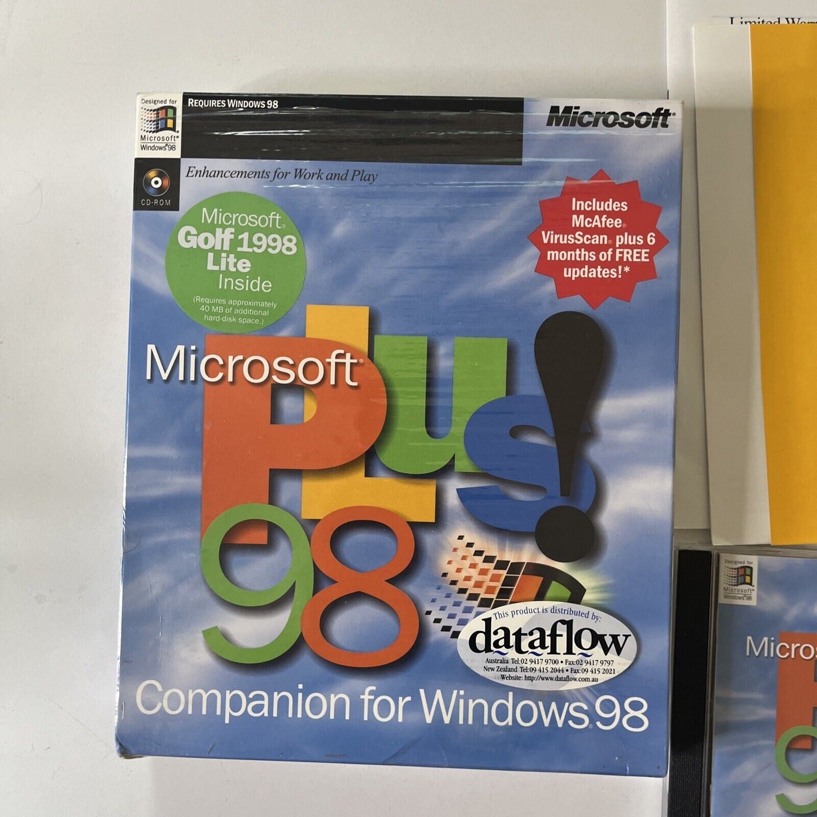 Microsoft Plus 98 CD-ROM Boxed – Retro Unit