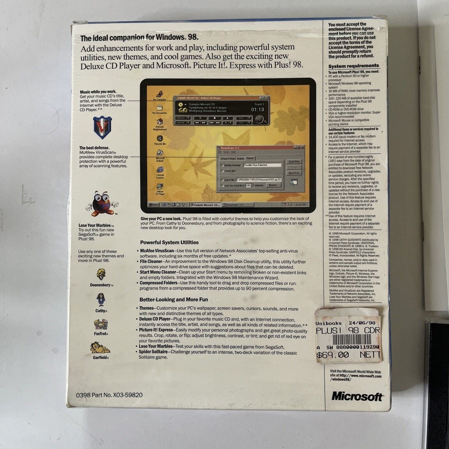 Microsoft Plus 98 CD-ROM Boxed