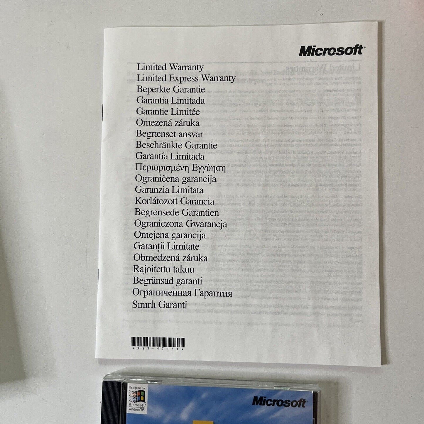 Microsoft Plus 98 CD-ROM Boxed