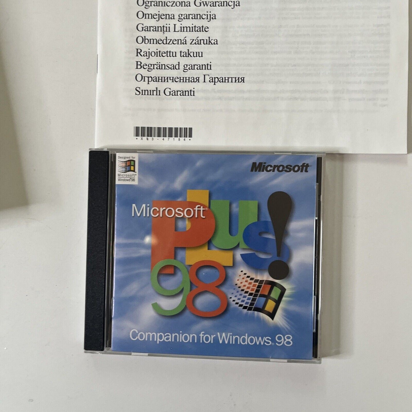 Microsoft Plus 98 CD-ROM Boxed