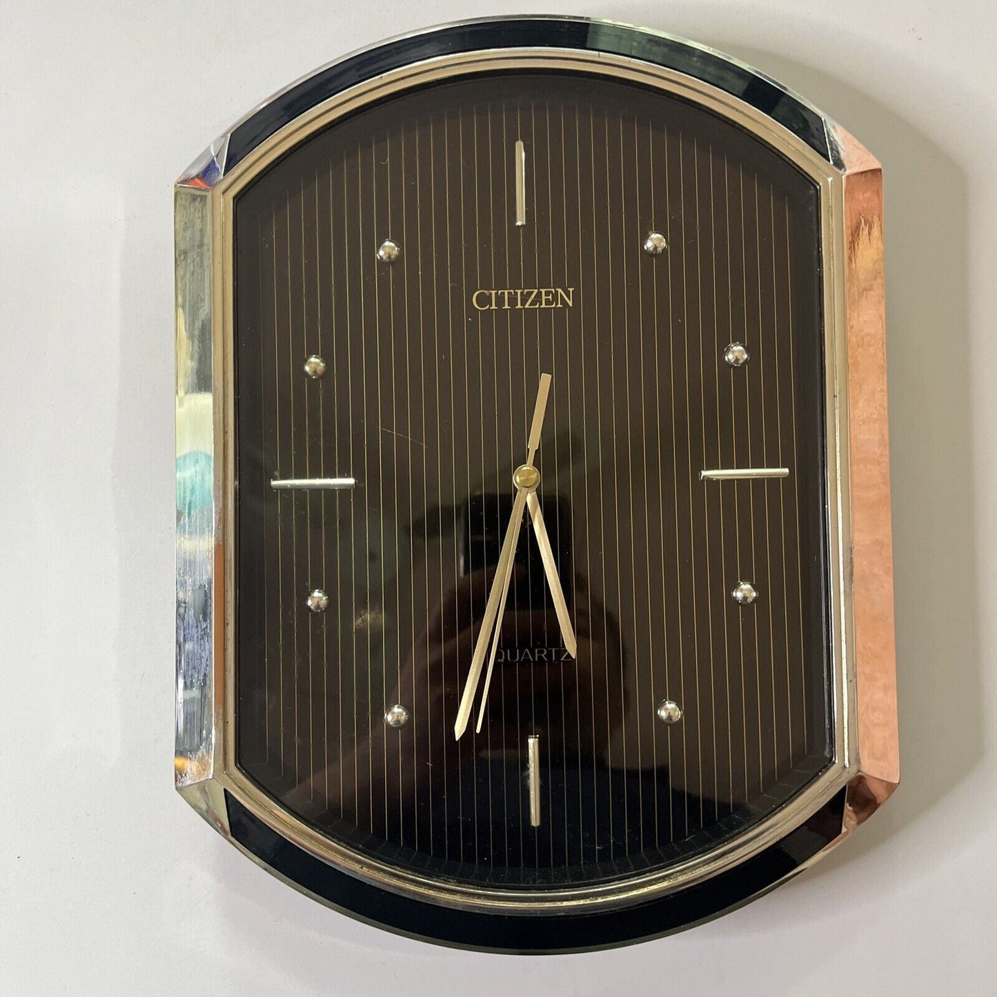 Citizen Wall Clock Gold Colour 31x24cm
