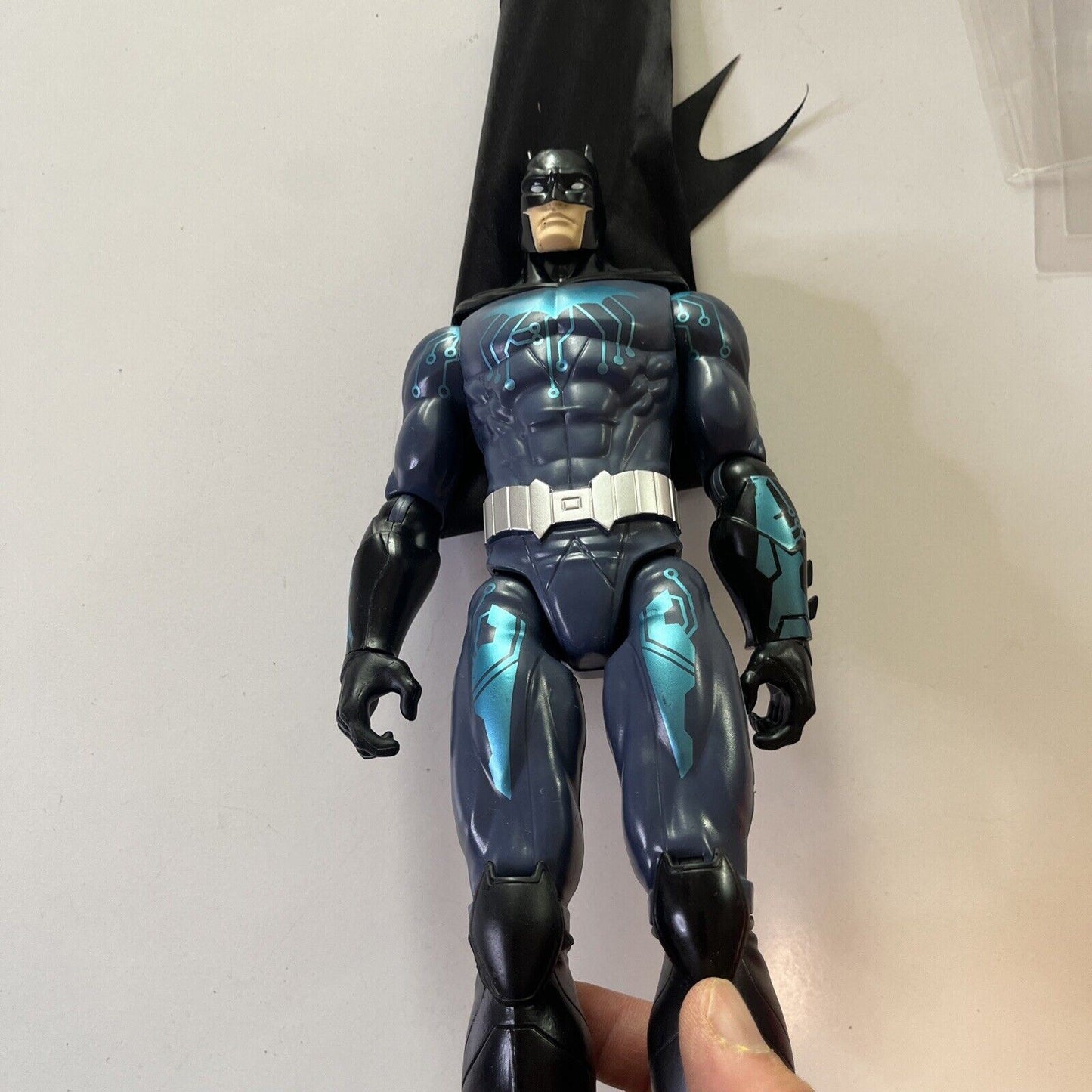 Batman 12-inch Bat-Tech Batman Action Figure (Black/Blue Suit) 67800 DC Comics