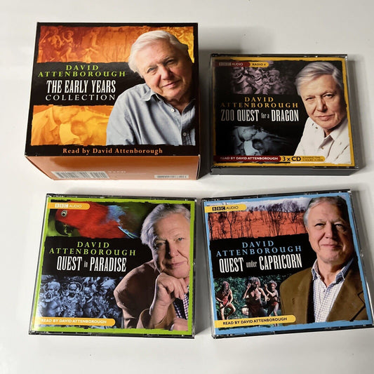 David Attenborough: The Early Years Collection (Audio CD, 2010, 9-Disc)