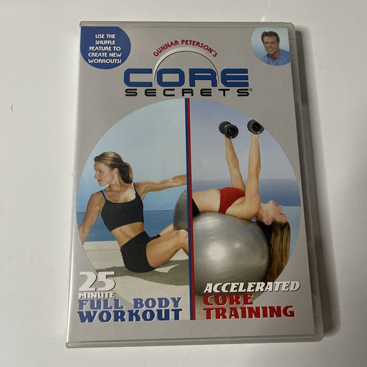 Gunnar Peterson's Core Secrets 25min Body Workout / Accelerated Core DVD Region1