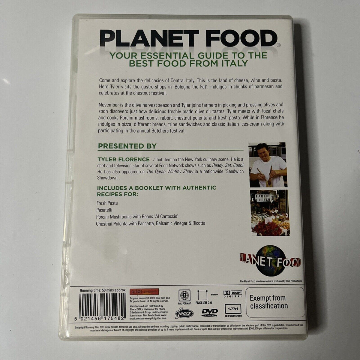 Planet Food - Italy (DVD, 2006) NEW Tyler Florence All Regions