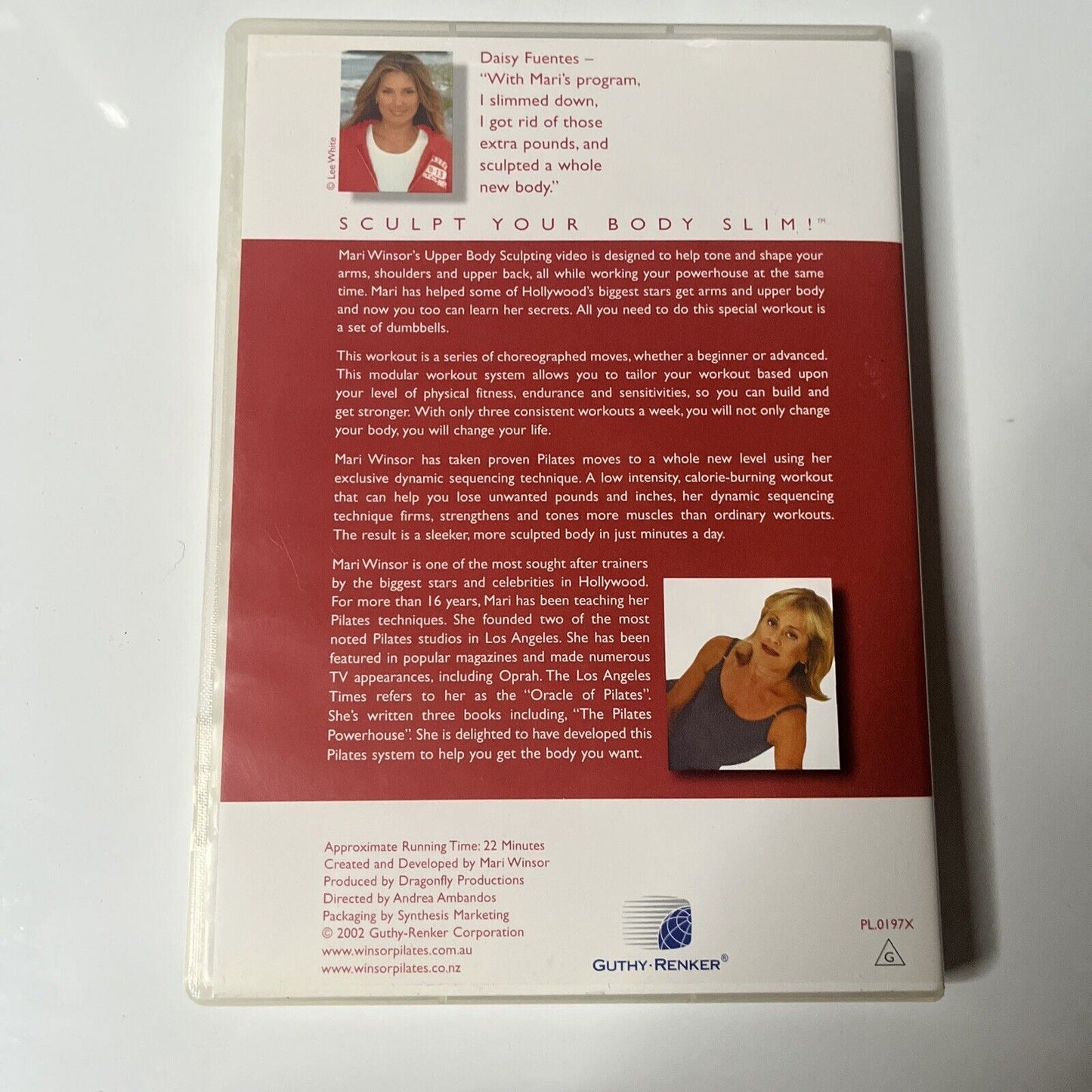 Winsor Pilates - Upper Body Sculpting - Sculpt Your Body Slim (DVD) NEW