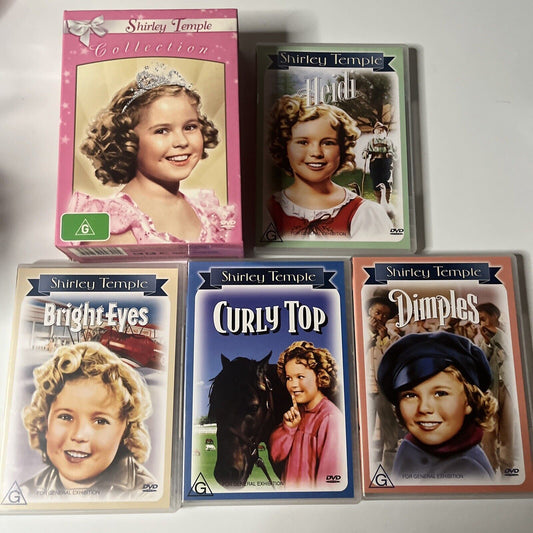 Shirley Temple Collection (DVD, 1937, 4-Disc) Region 4
