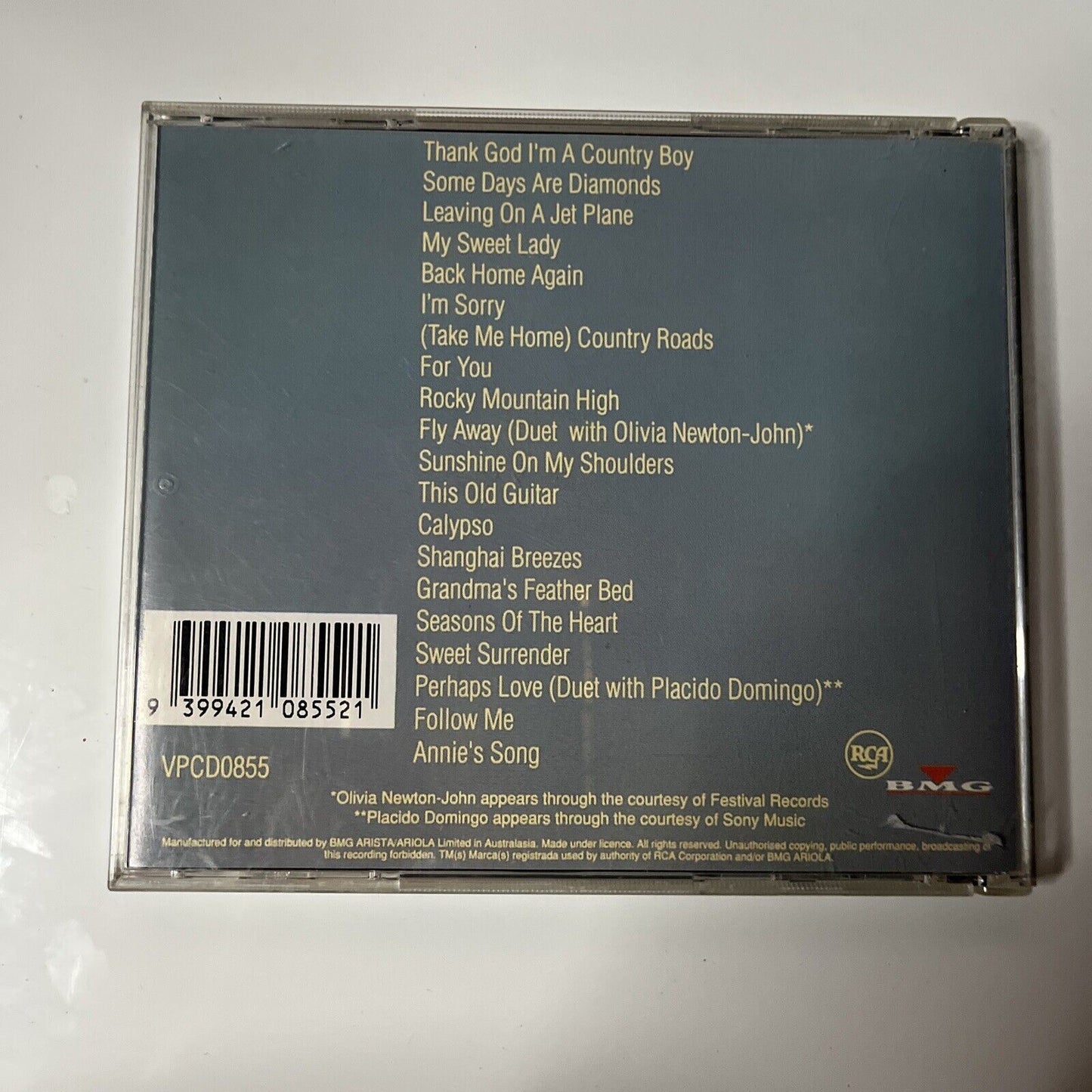 John Denver - Favourites (CD, 1992) – Retro Unit