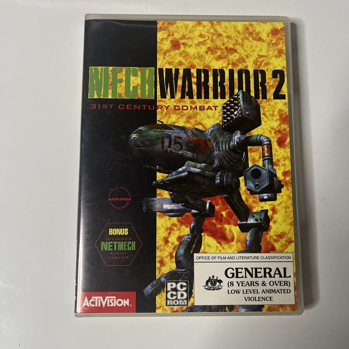 MechWarrior 2: 31st Century Combat PC ACTIVISION - 1997 CD-ROM