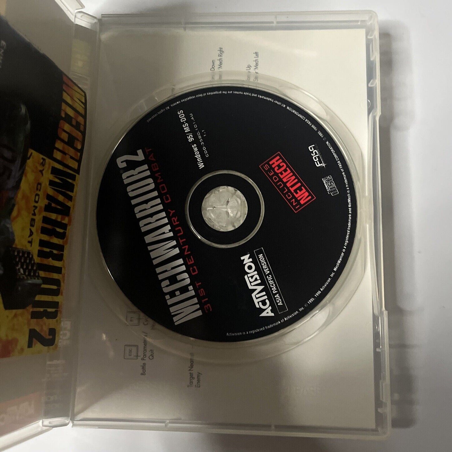 MechWarrior 2: 31st Century Combat PC ACTIVISION - 1997 CD-ROM