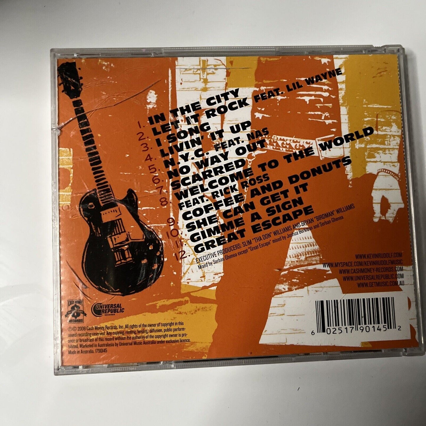 Kevin Rudolf - In the City (CD, 2008)