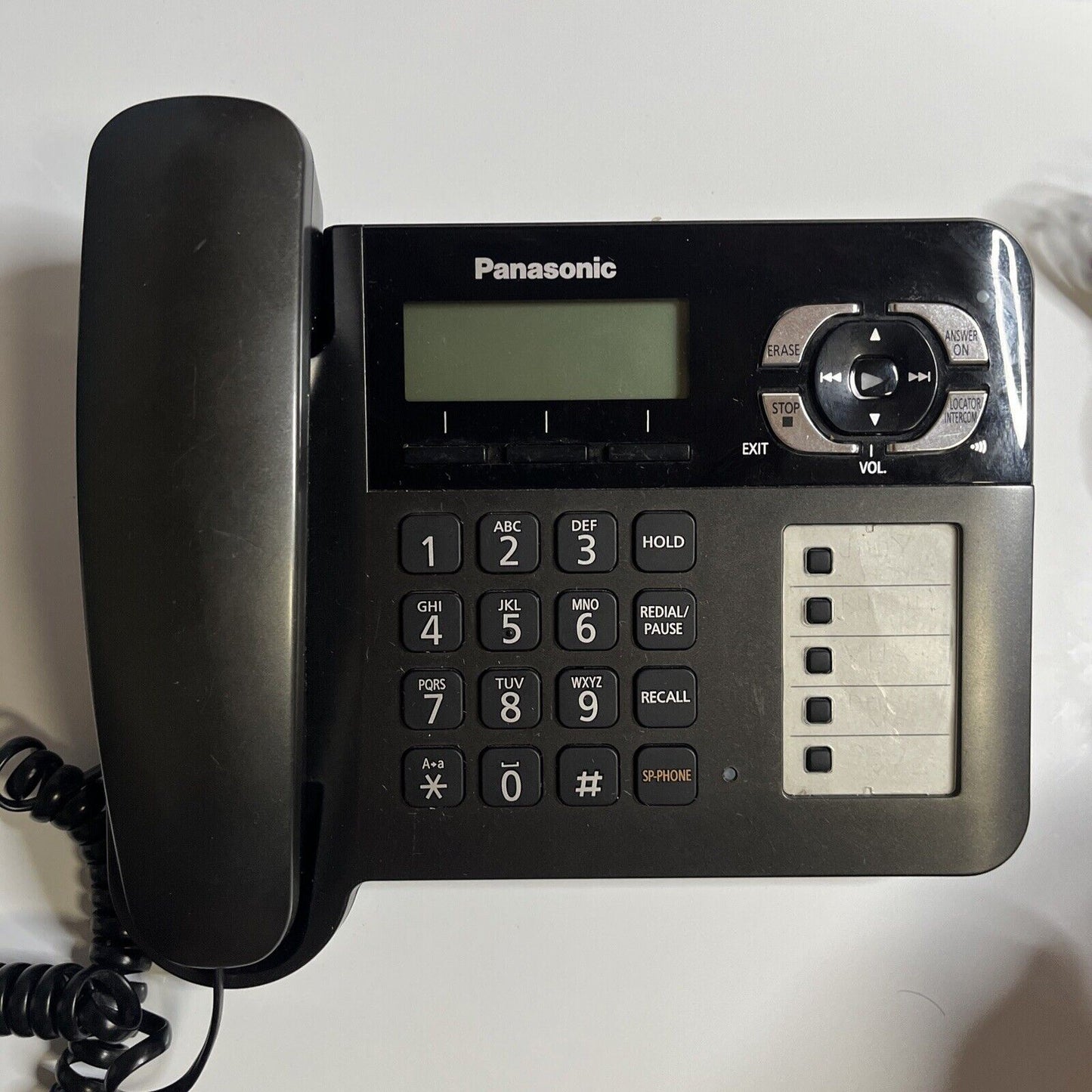 Panasonic KX-TG6461AL Landline Corded Phone with Digital Answering Machine