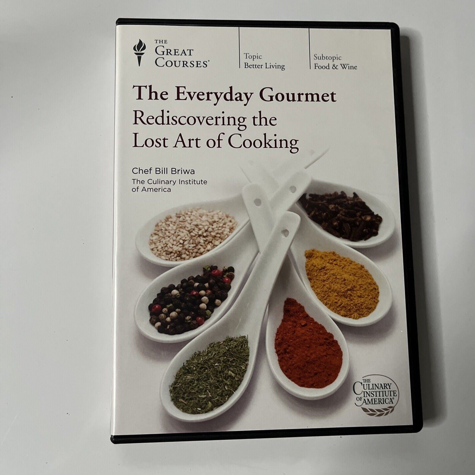 Great Courses: The Everyday Gourmet Culinary Institute of America Cook ...