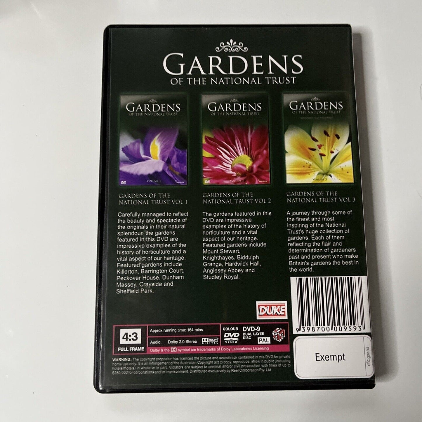 Gardens Of The National Trust (DVD, 2016) All Regions