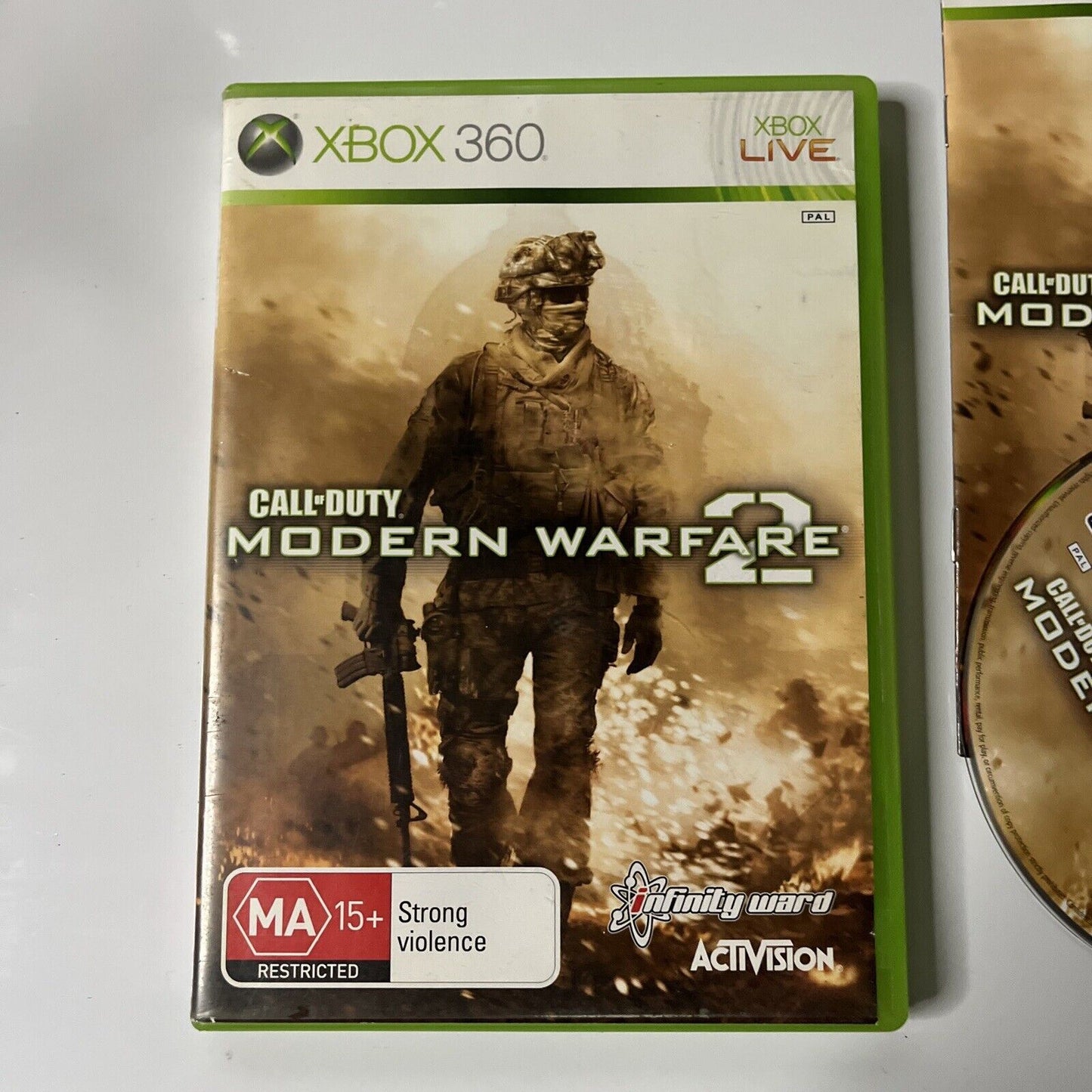 Call of Duty Modern Warfare 2 - Microsoft Xbox 360 Game With Manual PAL