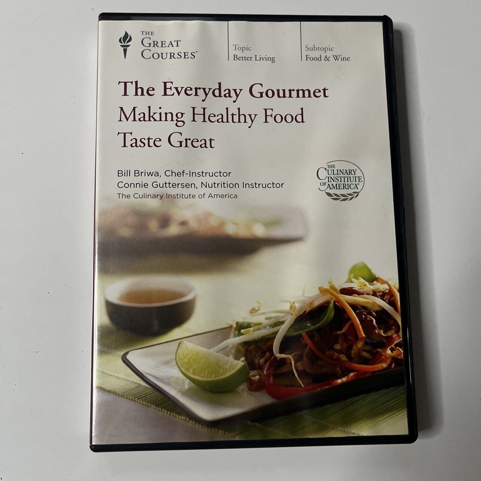 The Great Courses Everyday Gourmet Making Healthy Food Taste Great DVD ...