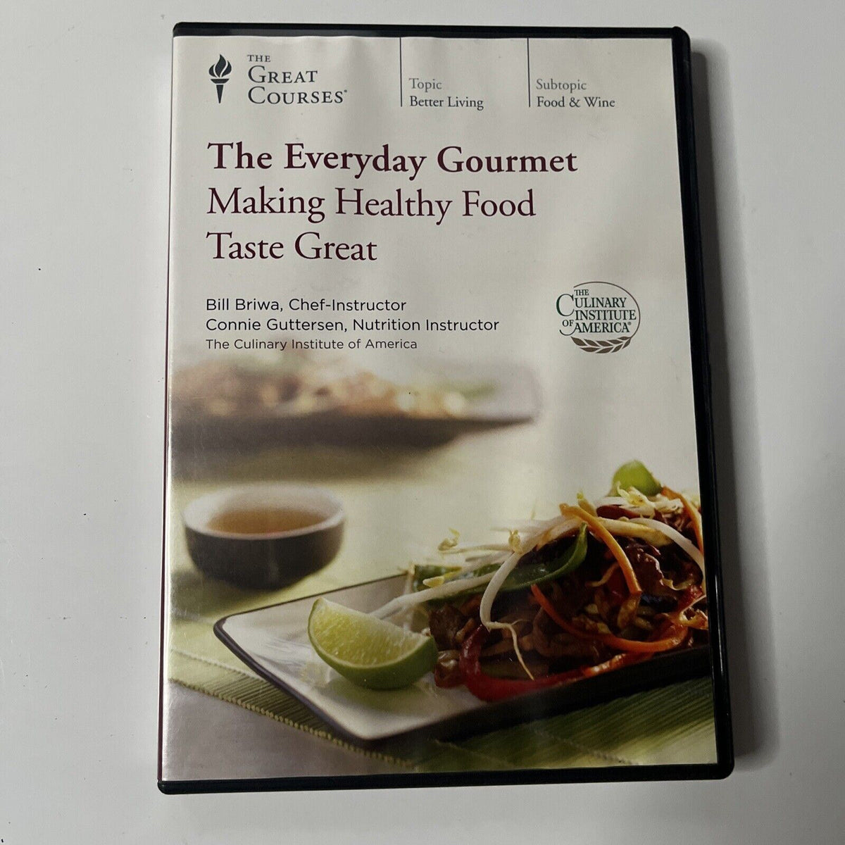 The Great Courses Everyday Gourmet Making Healthy Food Taste Great DVD ...