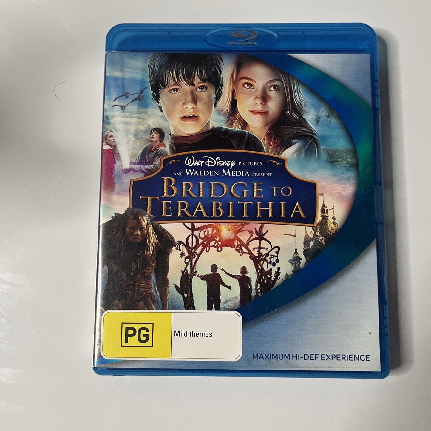 Bridge To Terabithia (Blu-ray, 2007) Josh Hutcherson, AnnaSophia Robb, Region B