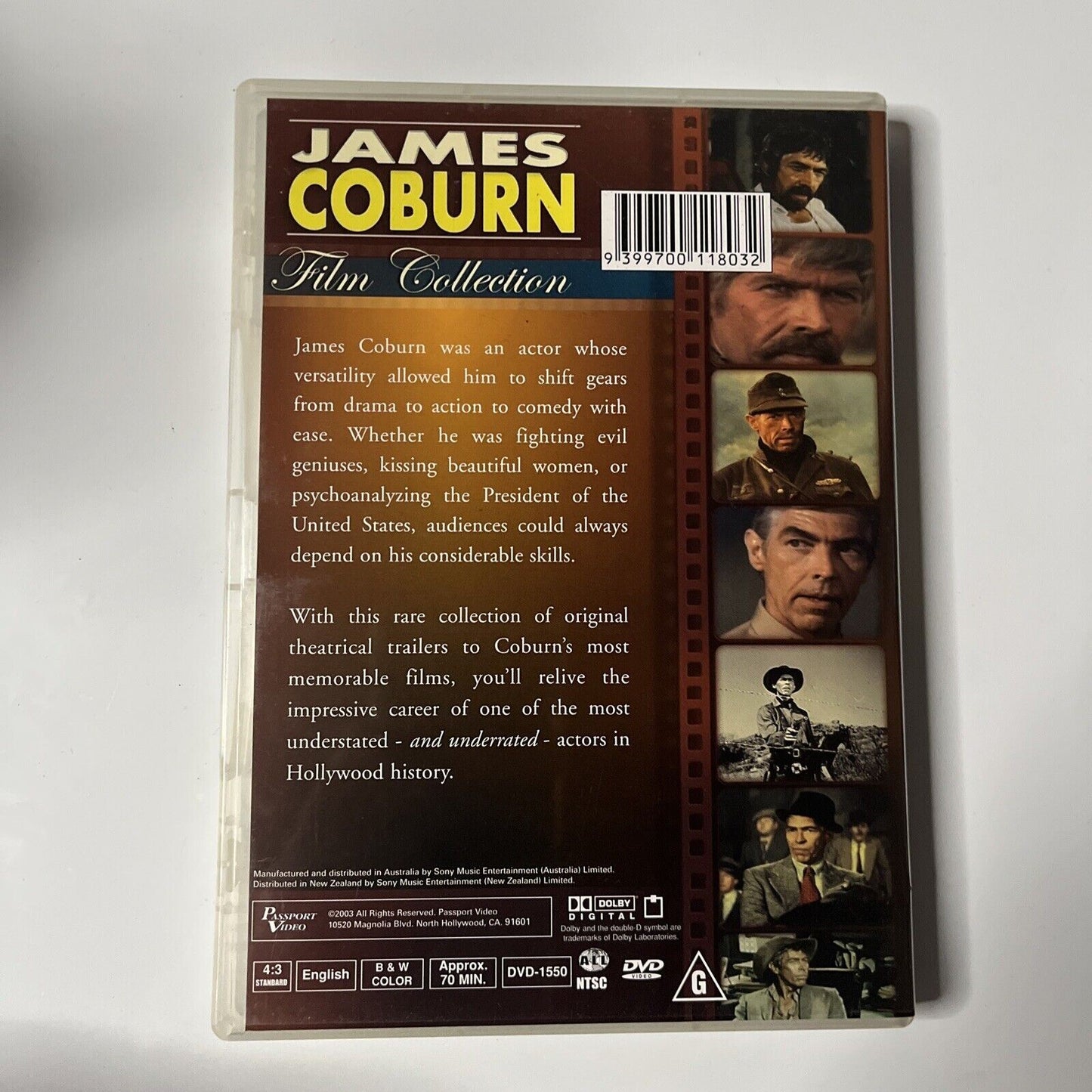 James Coburn Film Collection DVD All Regions