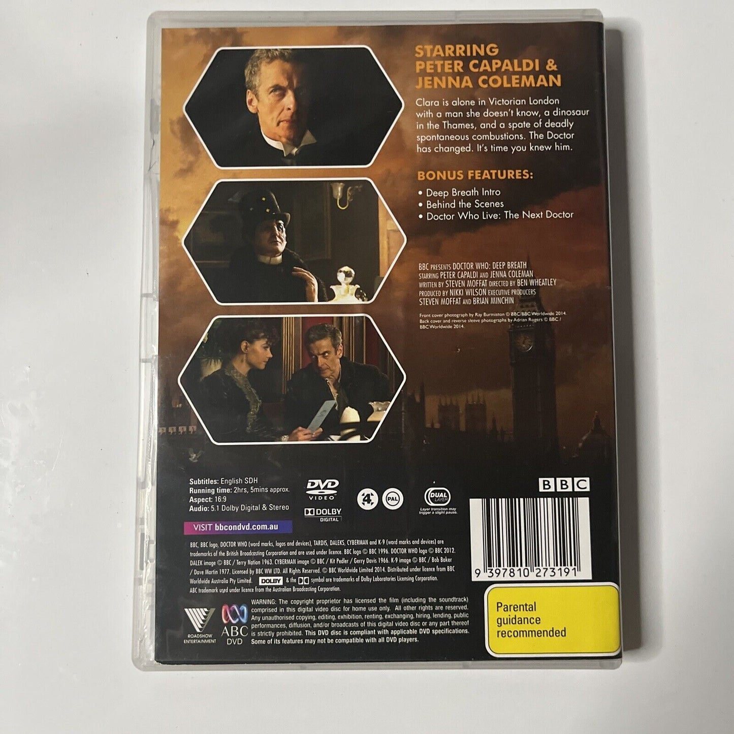 Doctor Who - Deep Breath (DVD, 2014) Peter Capaldi, Jenna Coleman NEW Region 4