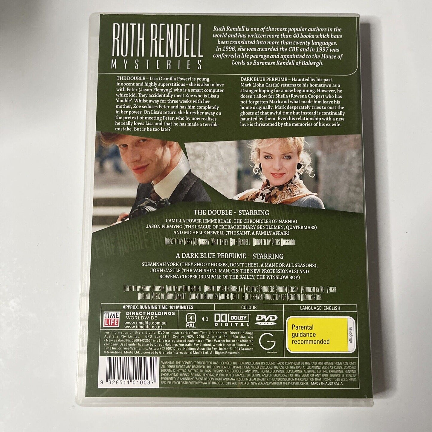 Ruth Rendell Mysteries - The Double / Dark Blue Perfume (DVD, 2004) NEW Region 4