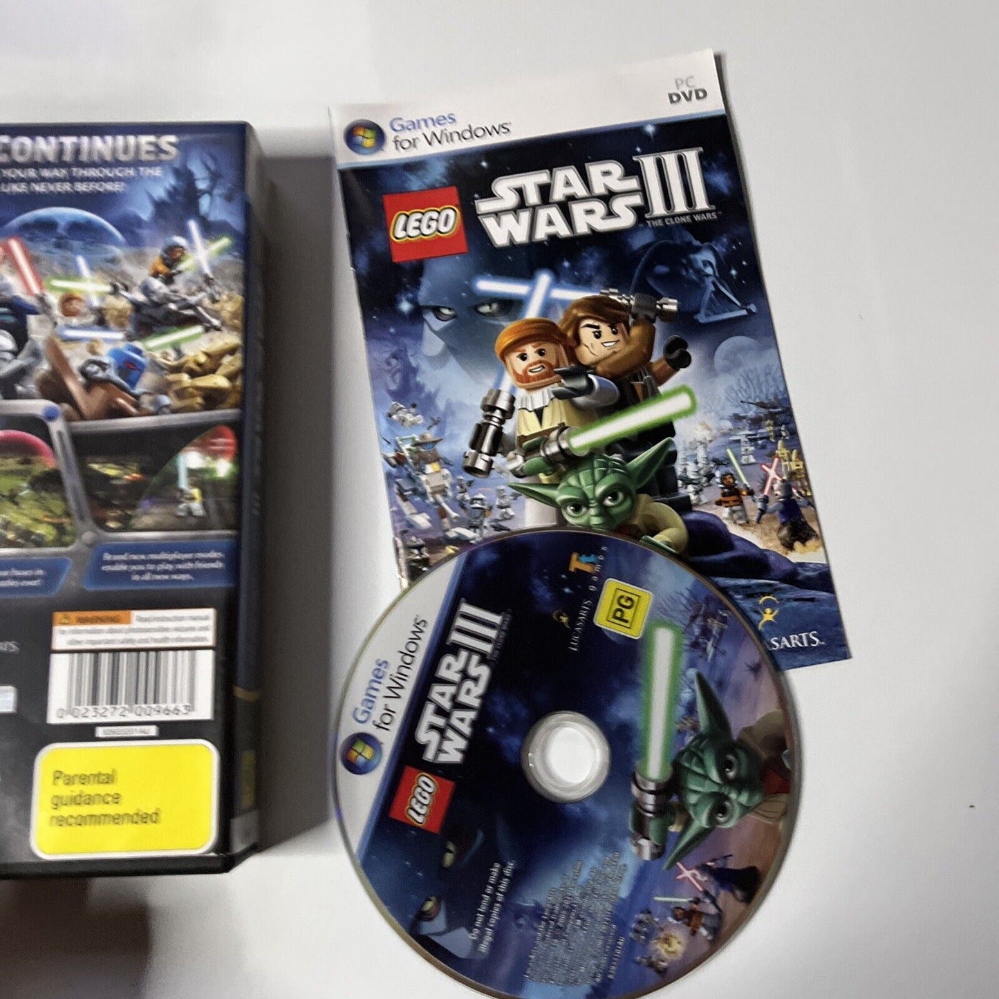 LEGO Star Wars 1,2,3 I,II,III PC Windows DVD-ROM Video Game