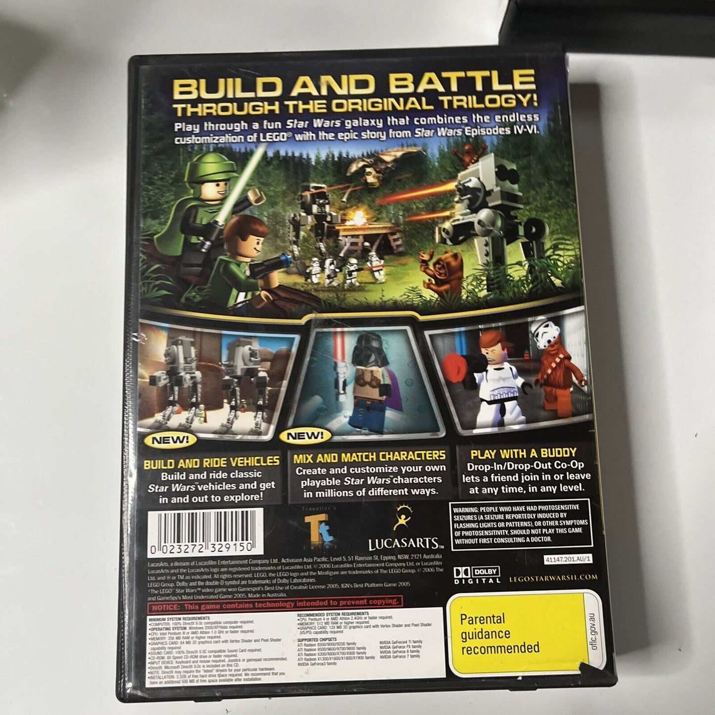 LEGO Star Wars 1,2,3 I,II,III PC Windows DVD-ROM Video Game