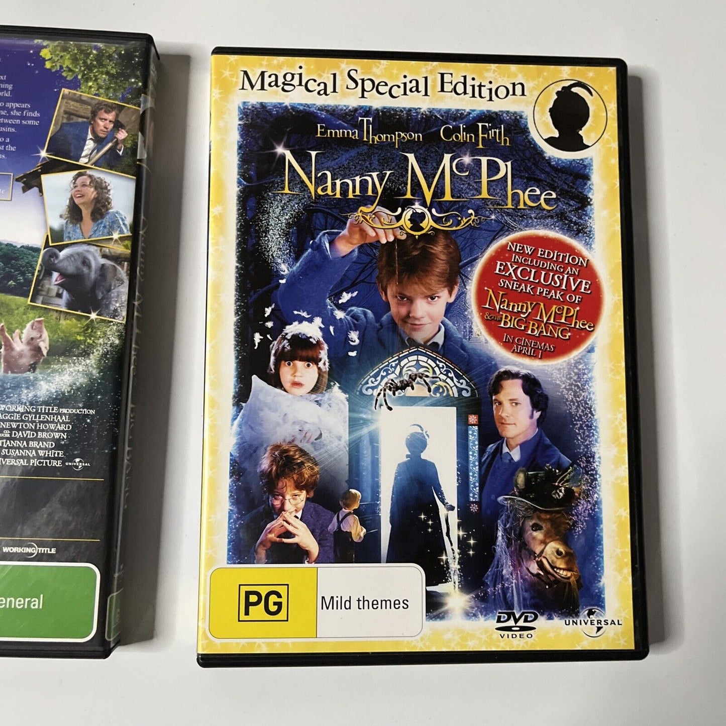 Nanny McPhee / Nanny McPhee & The Big Bang (DVD, 2010, 2-Disc) NEW Region 4&2