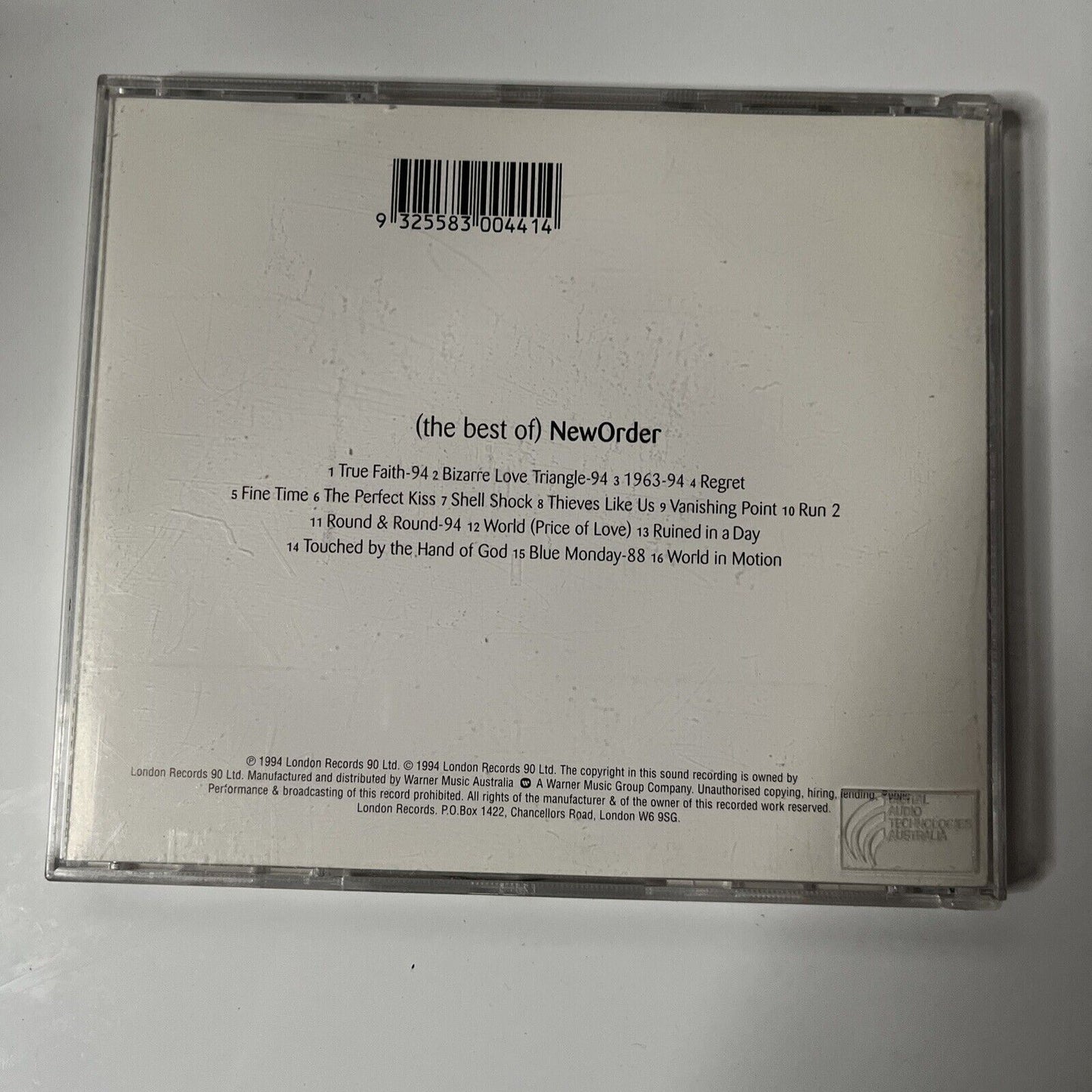 New Order - The Best Of New Order (CD, 1994)