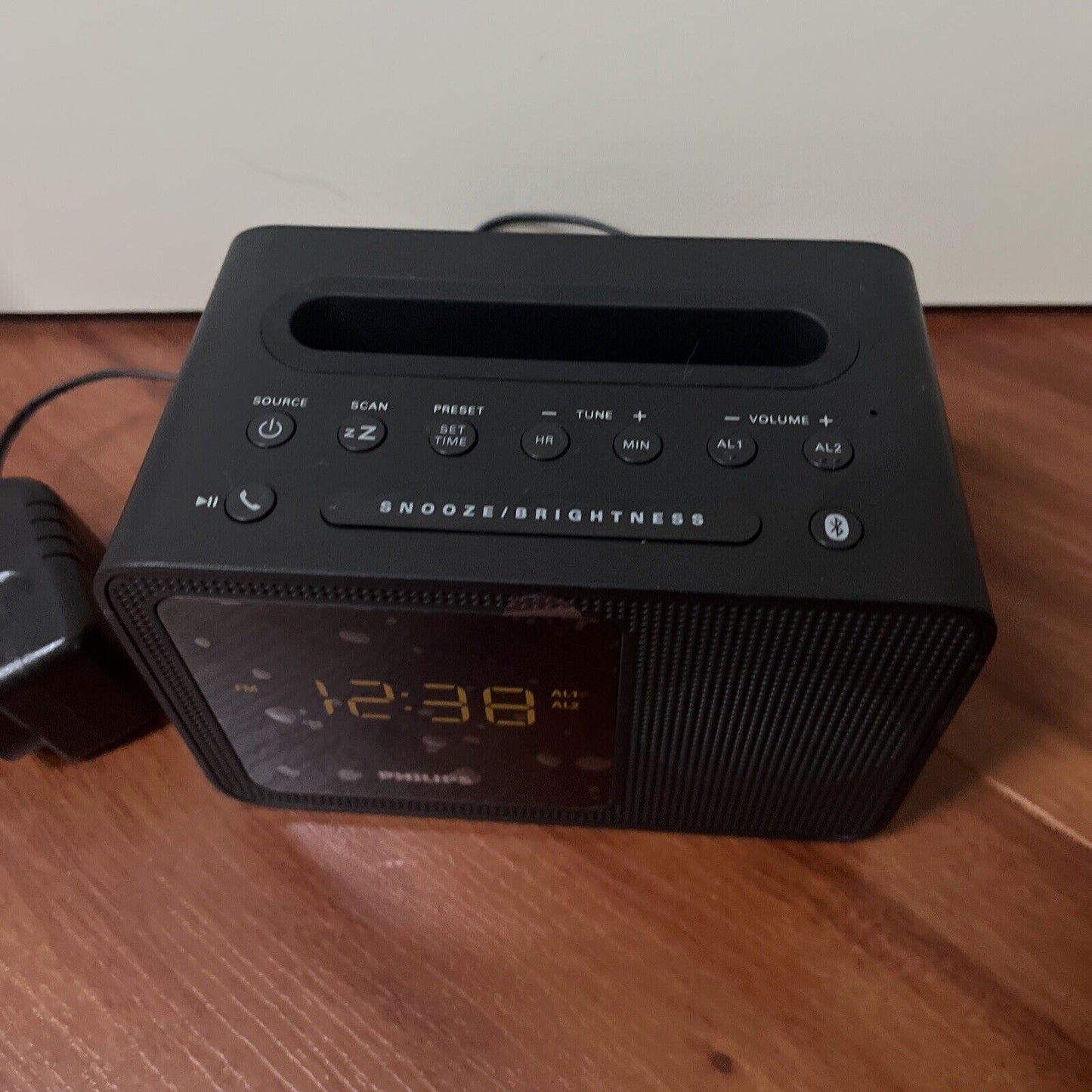 Philips AJT5300/79 Dual Alarm Clock FM Radio Bluetooth