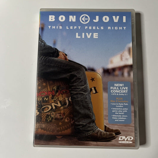 Bon Jovi: This Left Feels Right (DVD, 2004, 2-Disc) All Regions