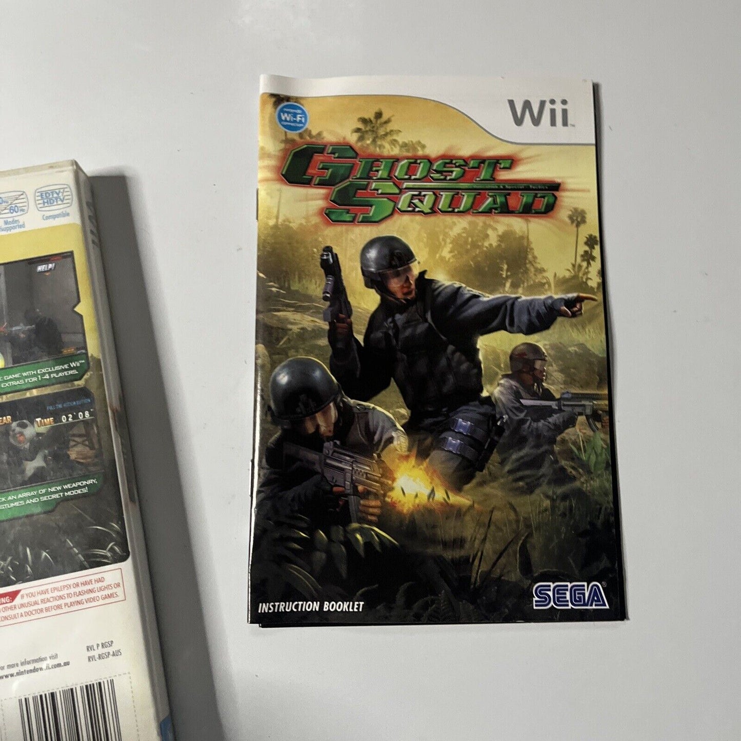 Ghost Squad Nintendo Wii Game Complete with Manual PAL