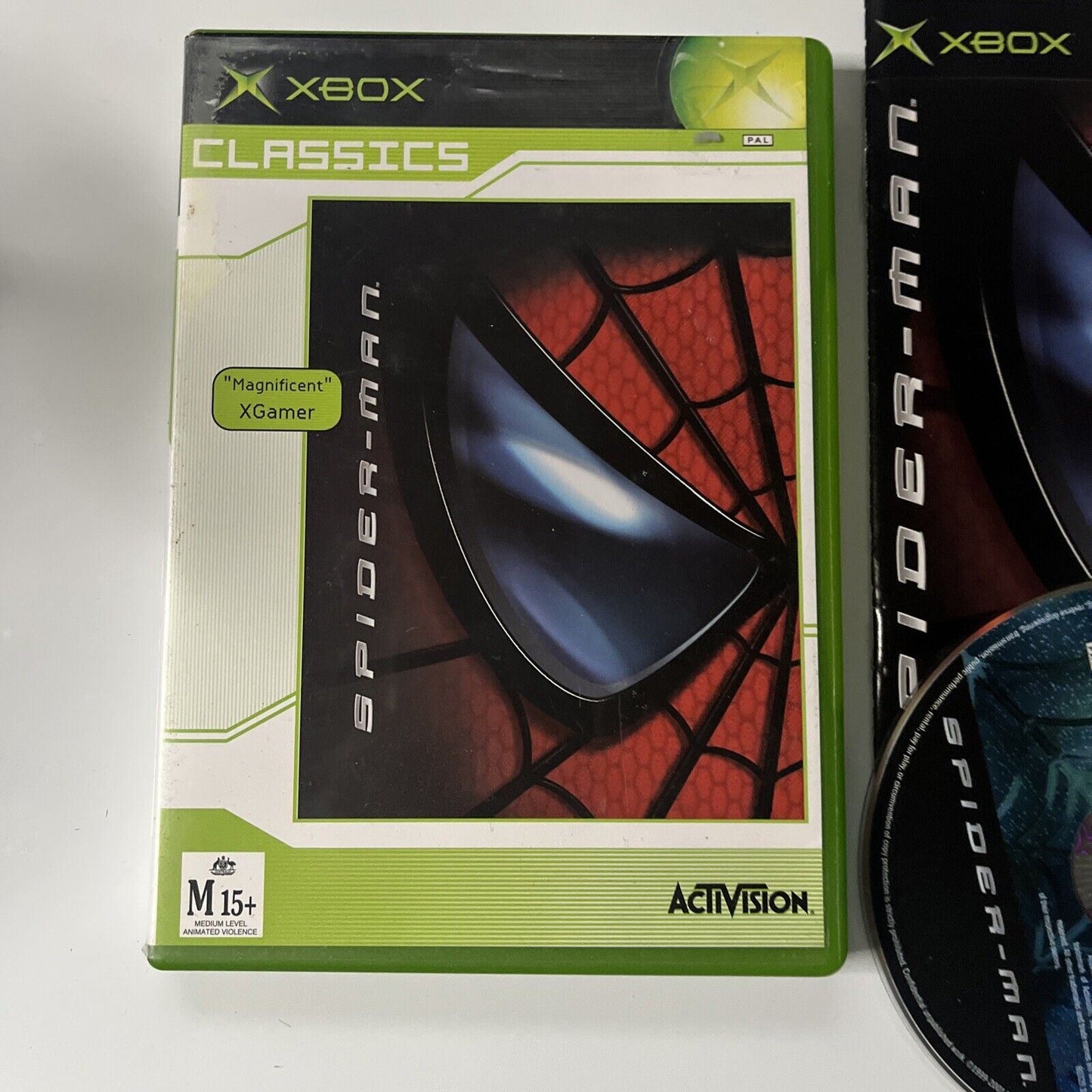 Spider-Man Microsoft Xbox Game With Manual PAL