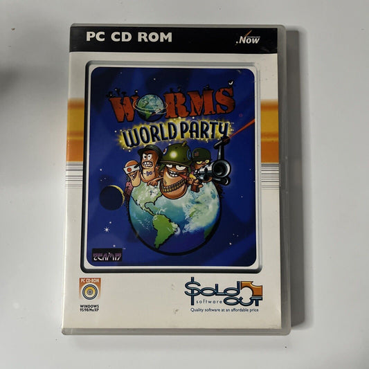 Worms World Party PC CD ROM