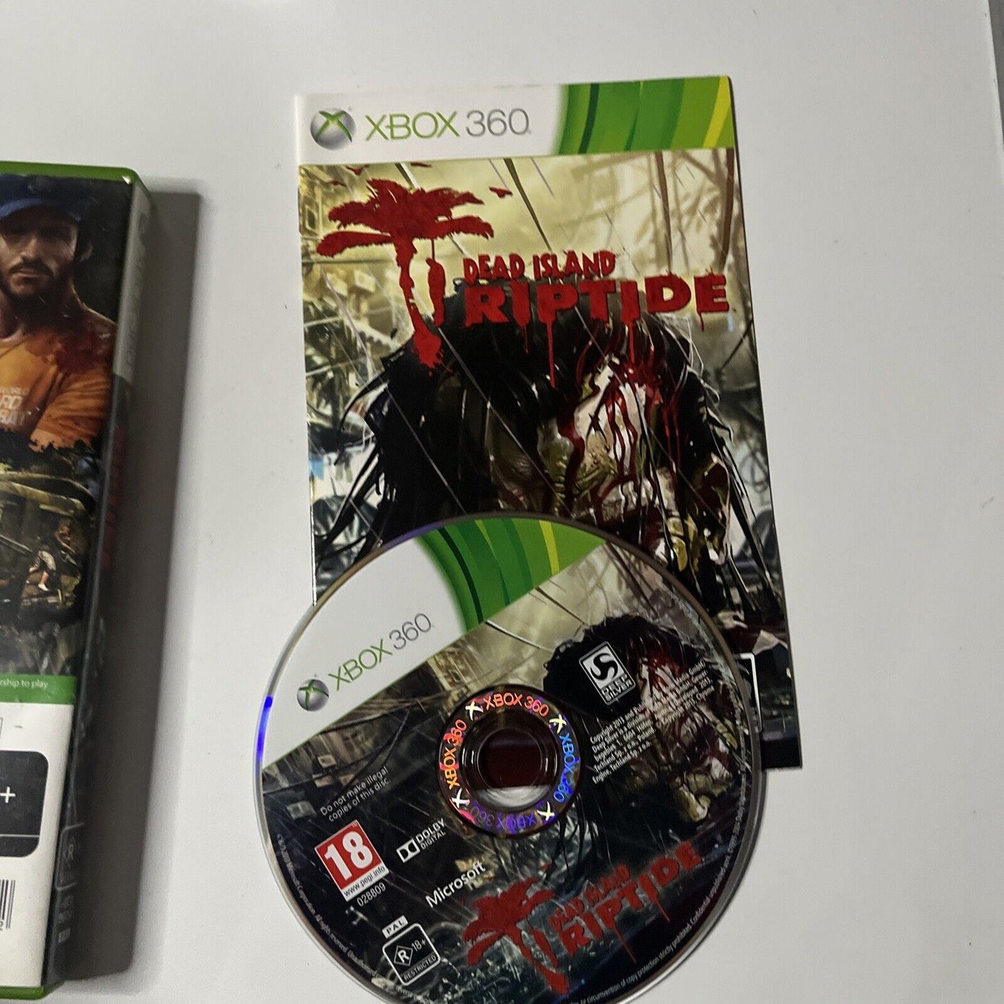Dead Island Riptide Xbox 360 Game With Manual PAL