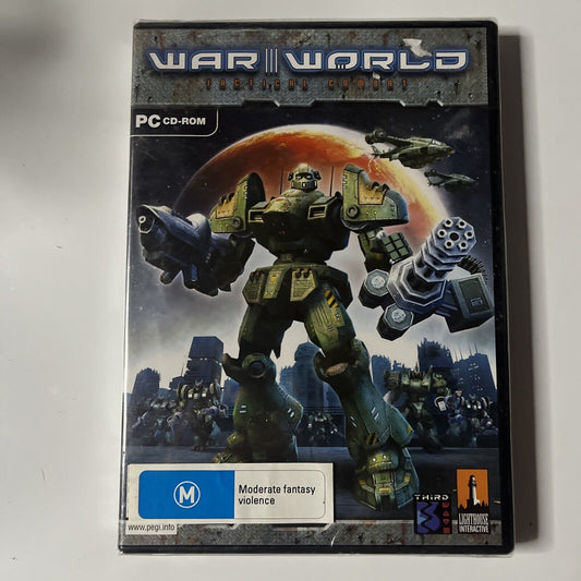 *New Sealed* War World - Tactical Combat PC CD-ROM Windows XP